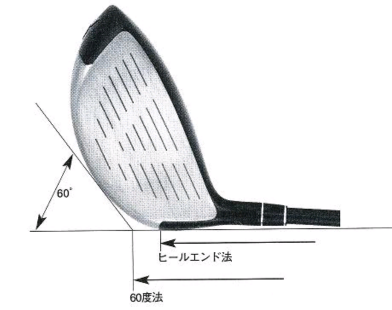 60度法とヒールエンド法